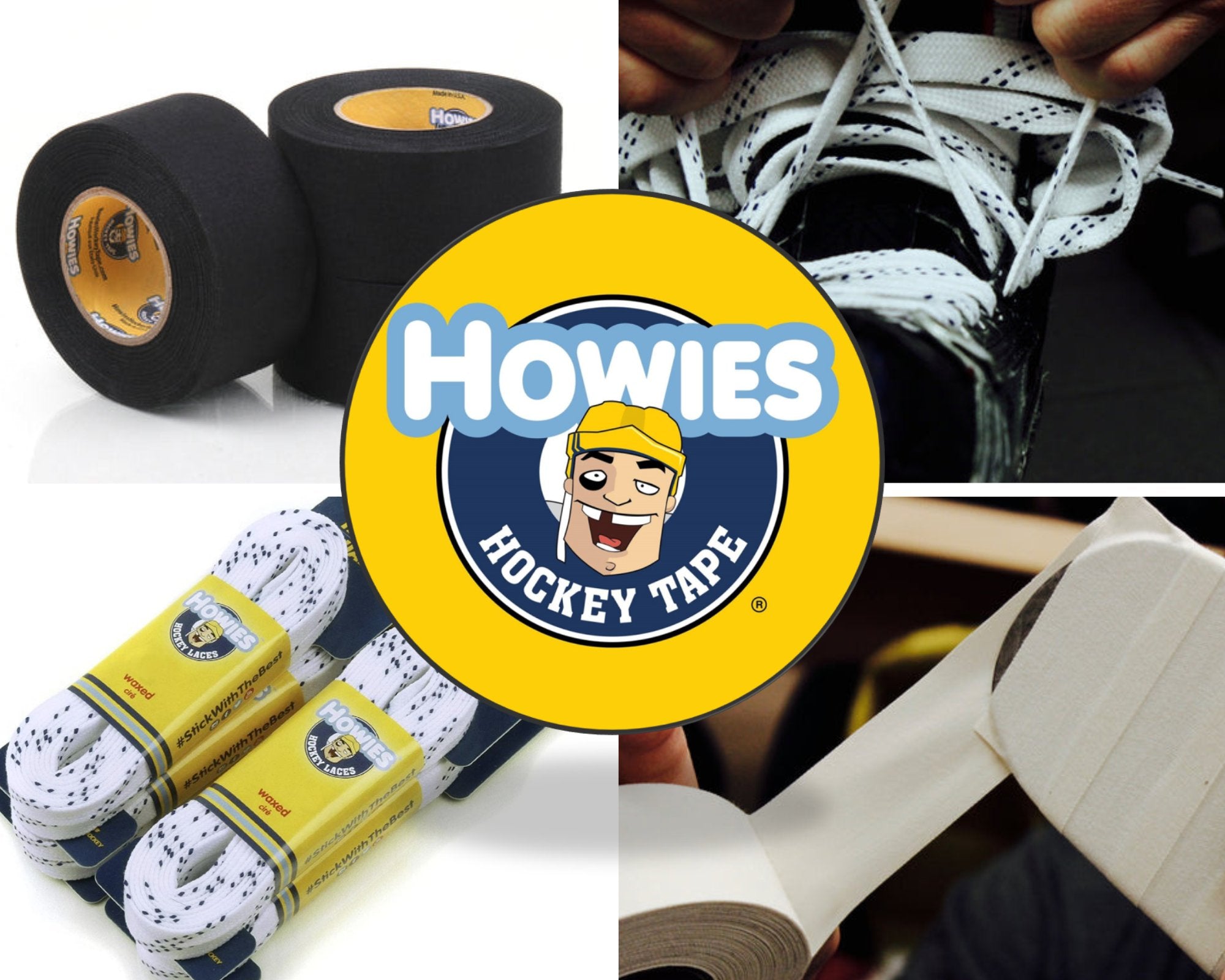 Howies 1.5 Cloth Hockey Tape Black