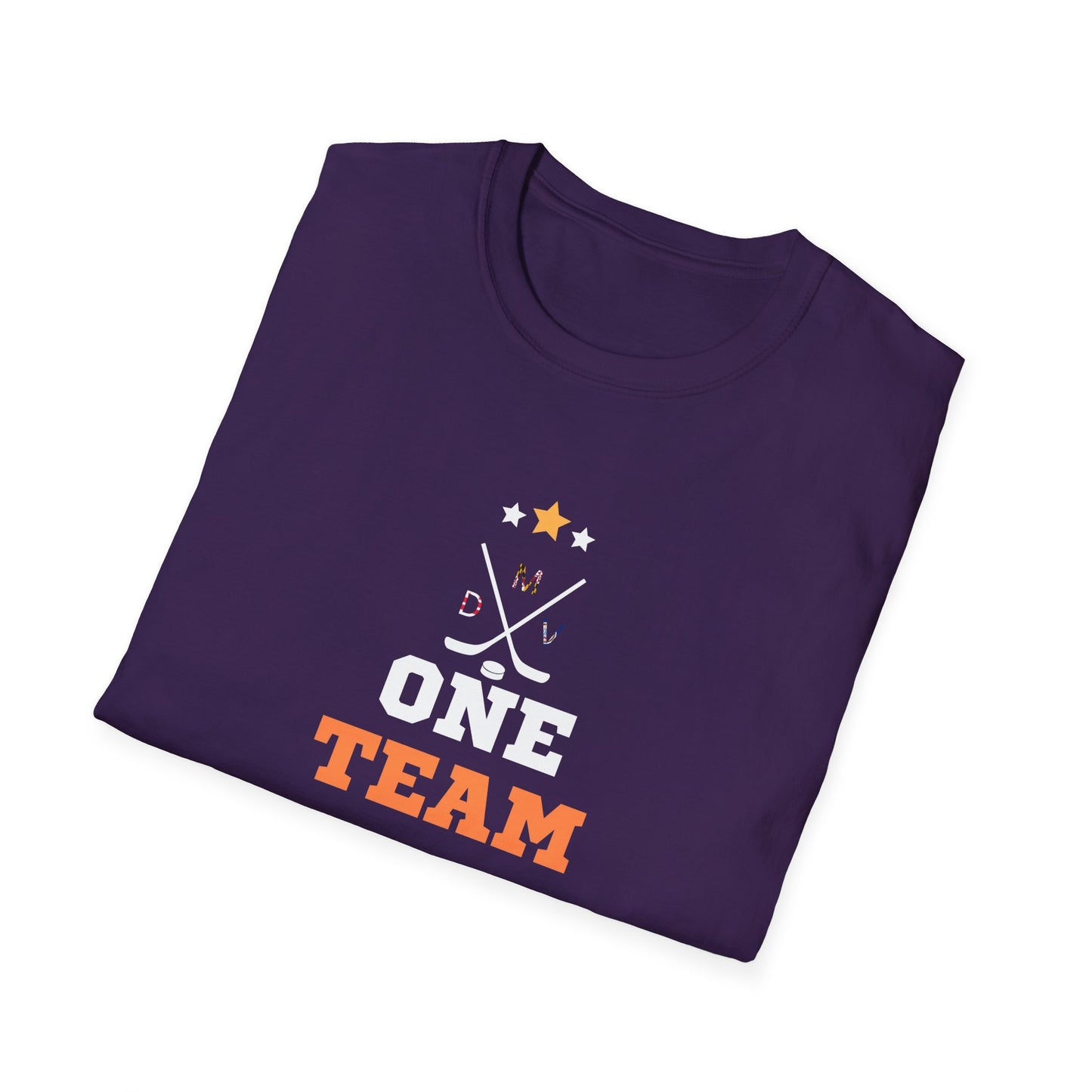 Unisex Softstyle T-Shirt - One Team One Dream Motivational Tee