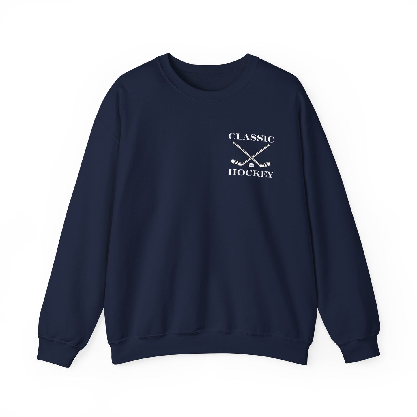Classic Hockey Crewneck Sweatshirt, Cozy Sweatshirt for Hockey Fans, Birthday Gift, Sports Apparel, Unisex Sweatshirt