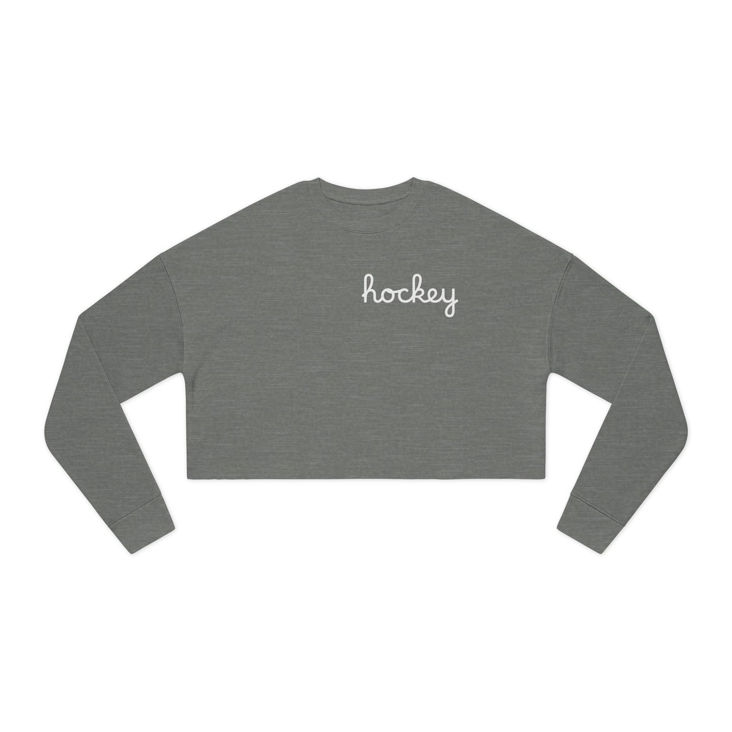 Chic Women's Cropped Sweatshirt - Perfect for Hockey Enthusiasts