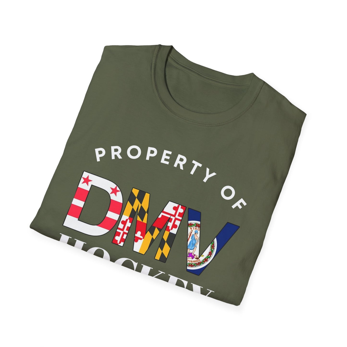 Property of DMV Hockey Unisex Softstyle T-Shirt - Perfect for Fans and Players