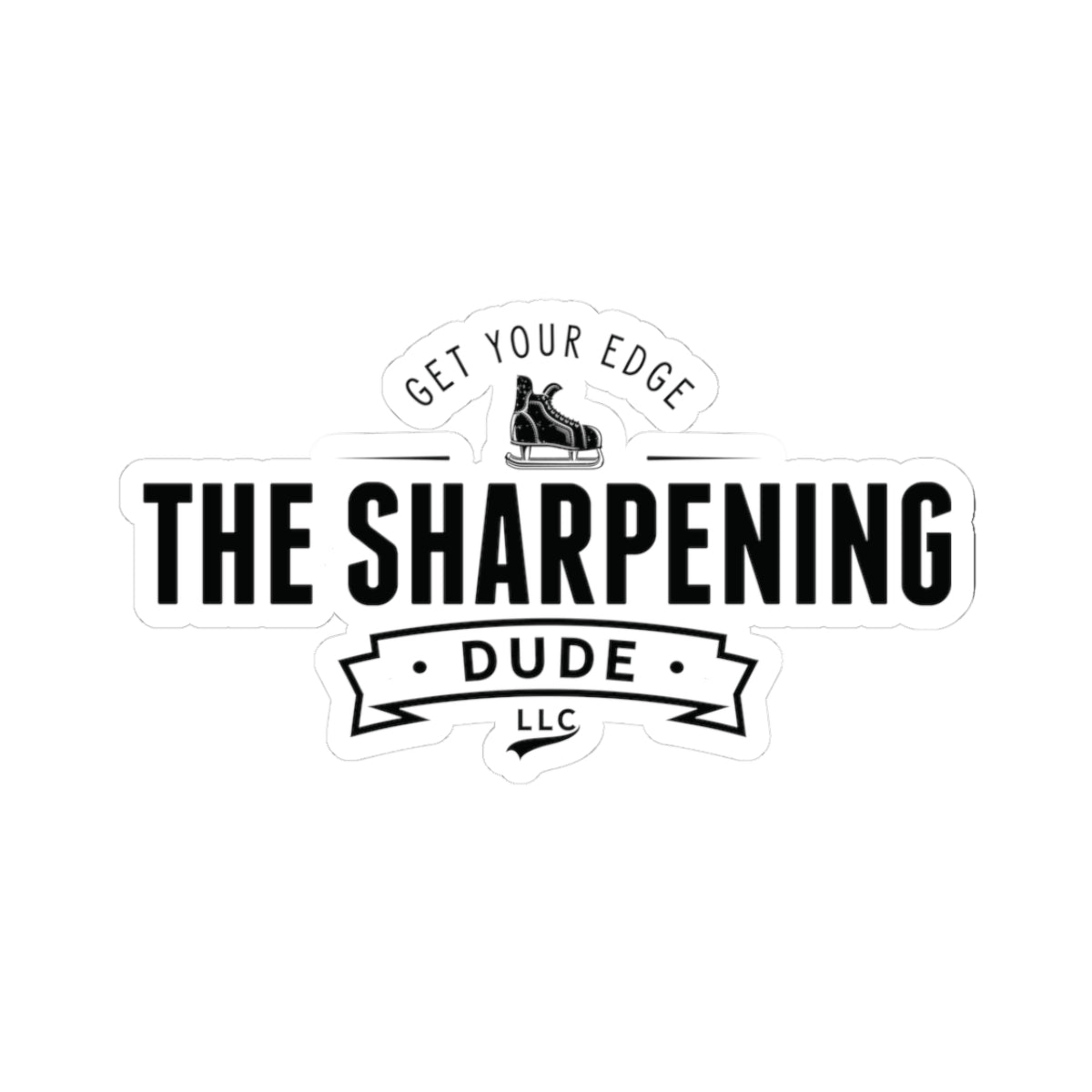 The Sharpening Dude Kiss-Cut Stickers