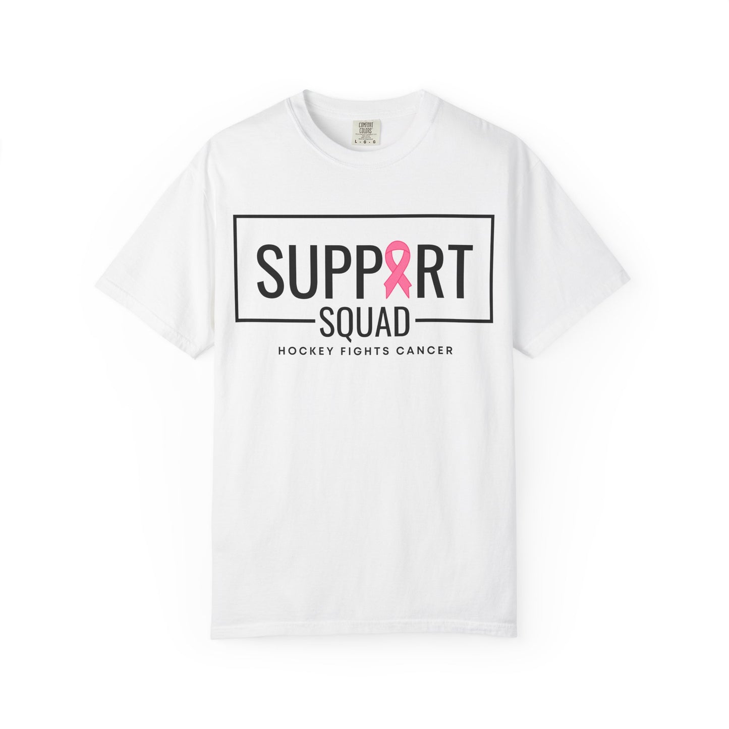 Support Squad Unisex Garment-Dyed T-Shirt - Hockey Fights Cancer