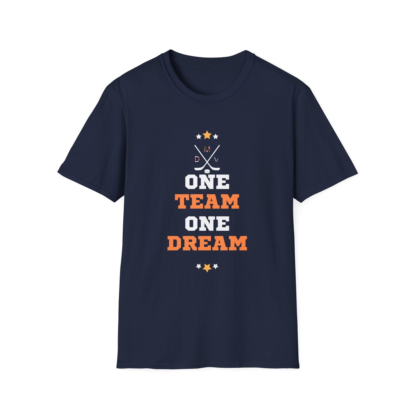 Unisex Softstyle T-Shirt - One Team One Dream Motivational Tee