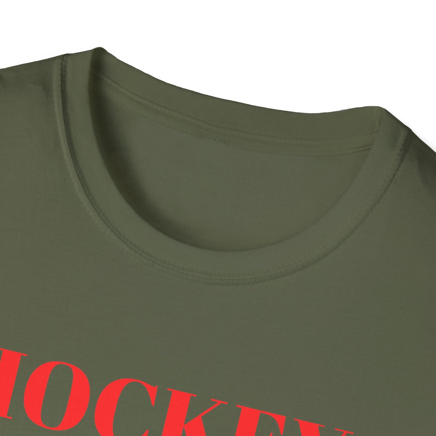 Hockey Hockey Hockey Soft Style T-Shirt - The Sharpening Dude