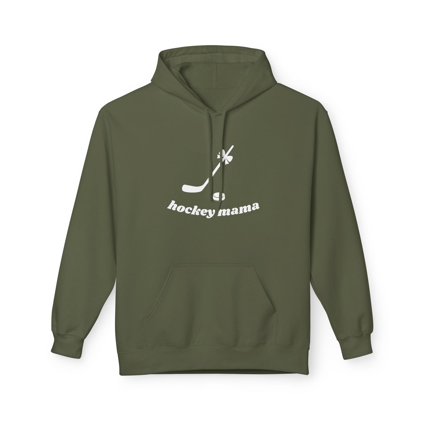 Hockey Mama Fleece Hoodie - Unisex Midweight