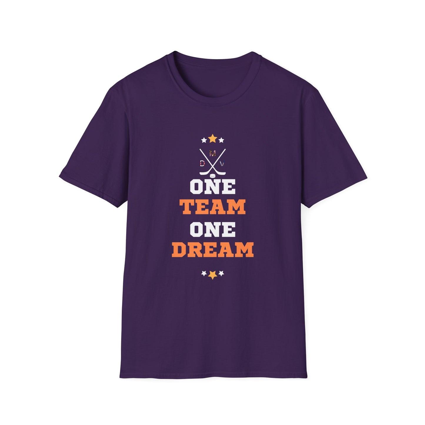 Unisex Softstyle T-Shirt - One Team One Dream Motivational Tee