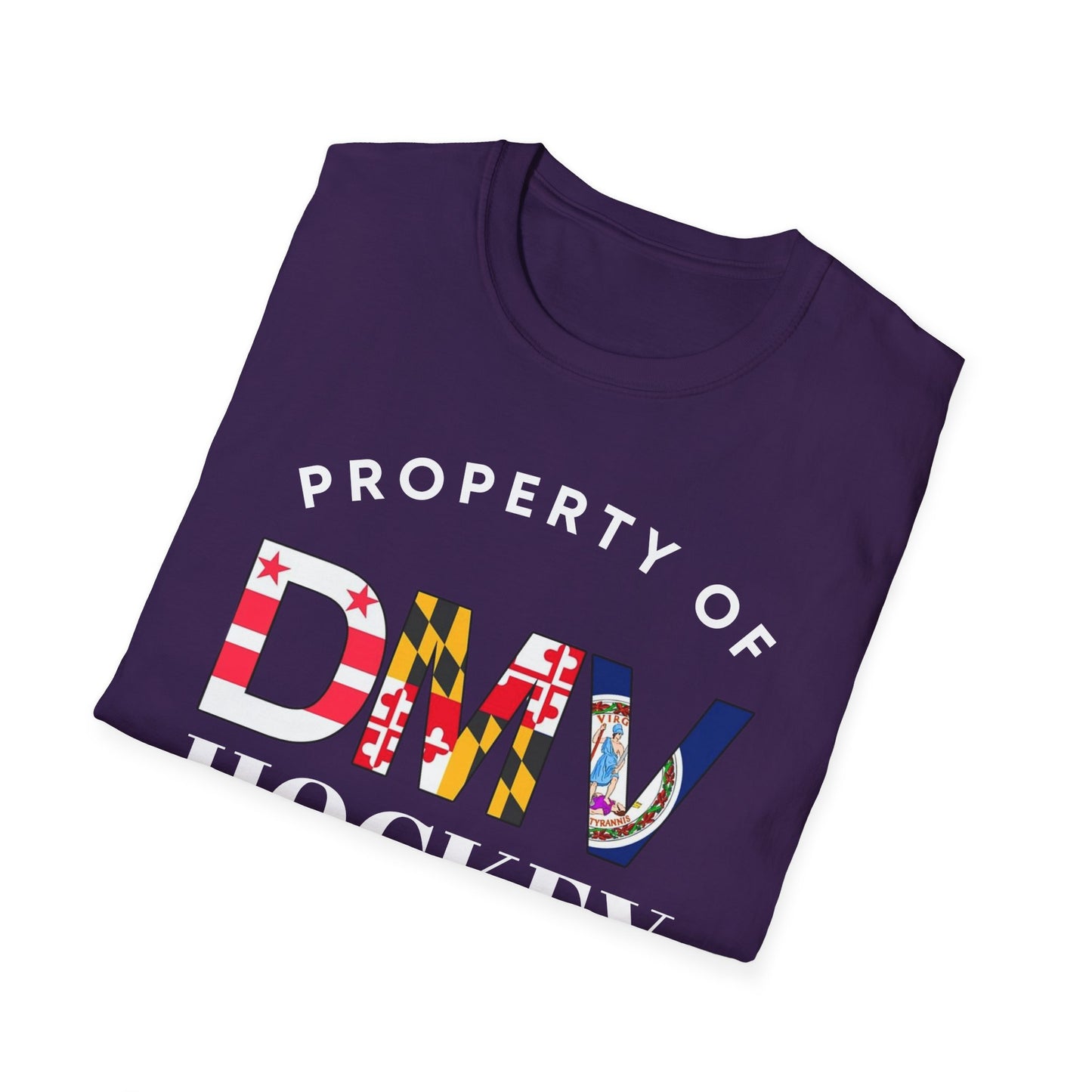 Property of DMV Hockey Unisex Softstyle T-Shirt - Perfect for Fans and Players