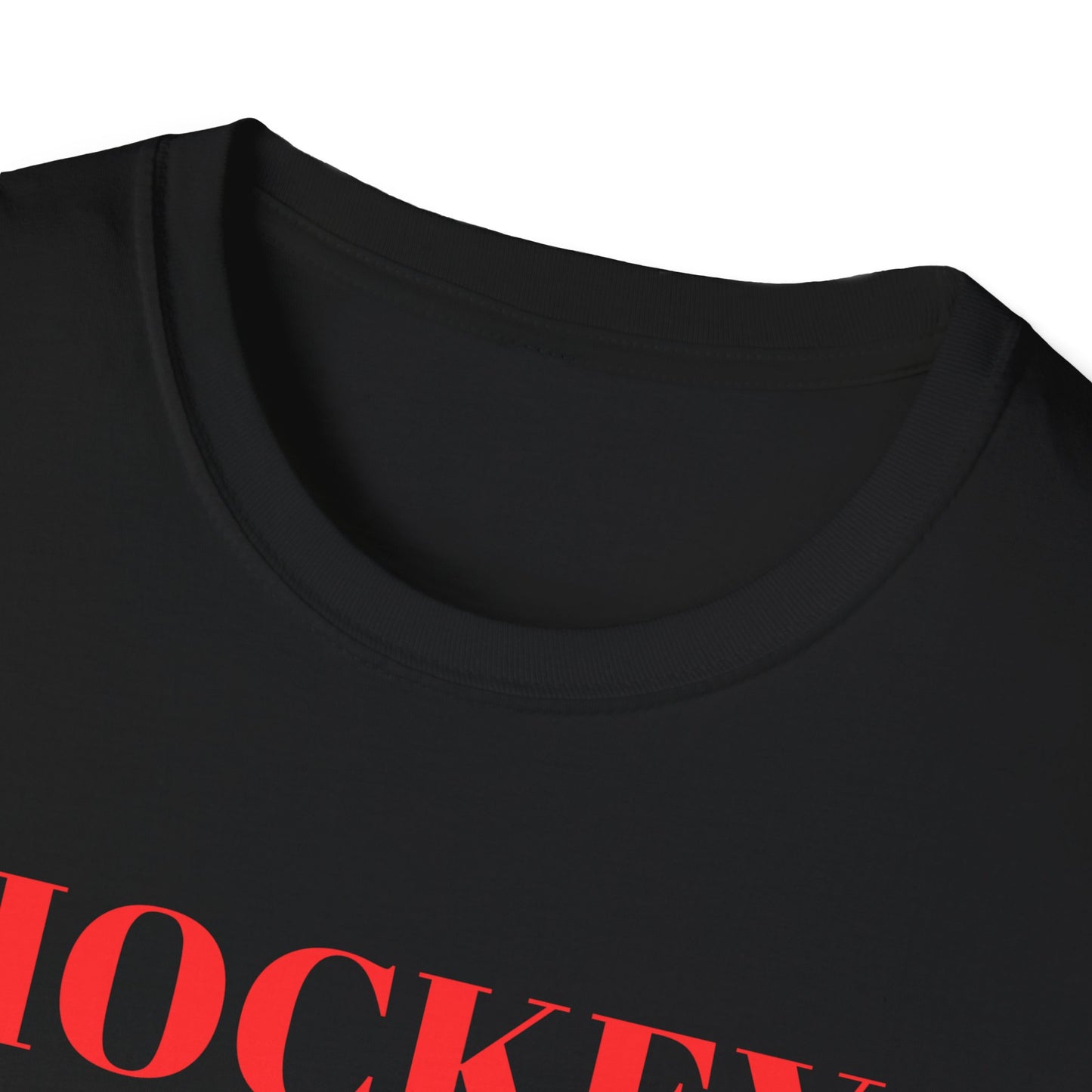 Hockey Hockey Hockey Soft Style T-Shirt - The Sharpening Dude
