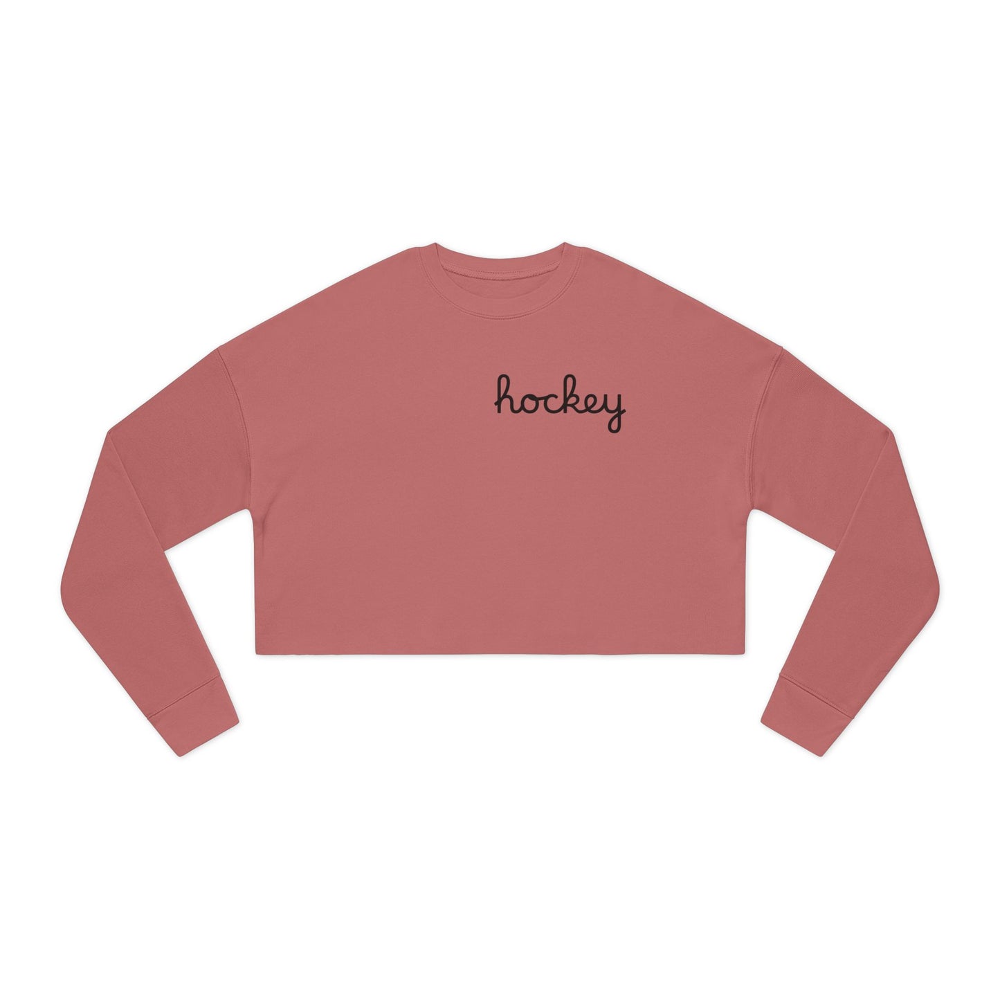 Chic Women's Cropped Sweatshirt - Perfect for Hockey Enthusiasts