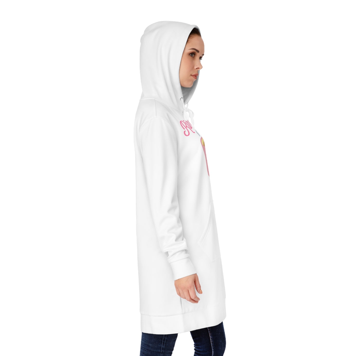Cozy Rink Mom Hoodie Dress - Perfect for Hockey Moms