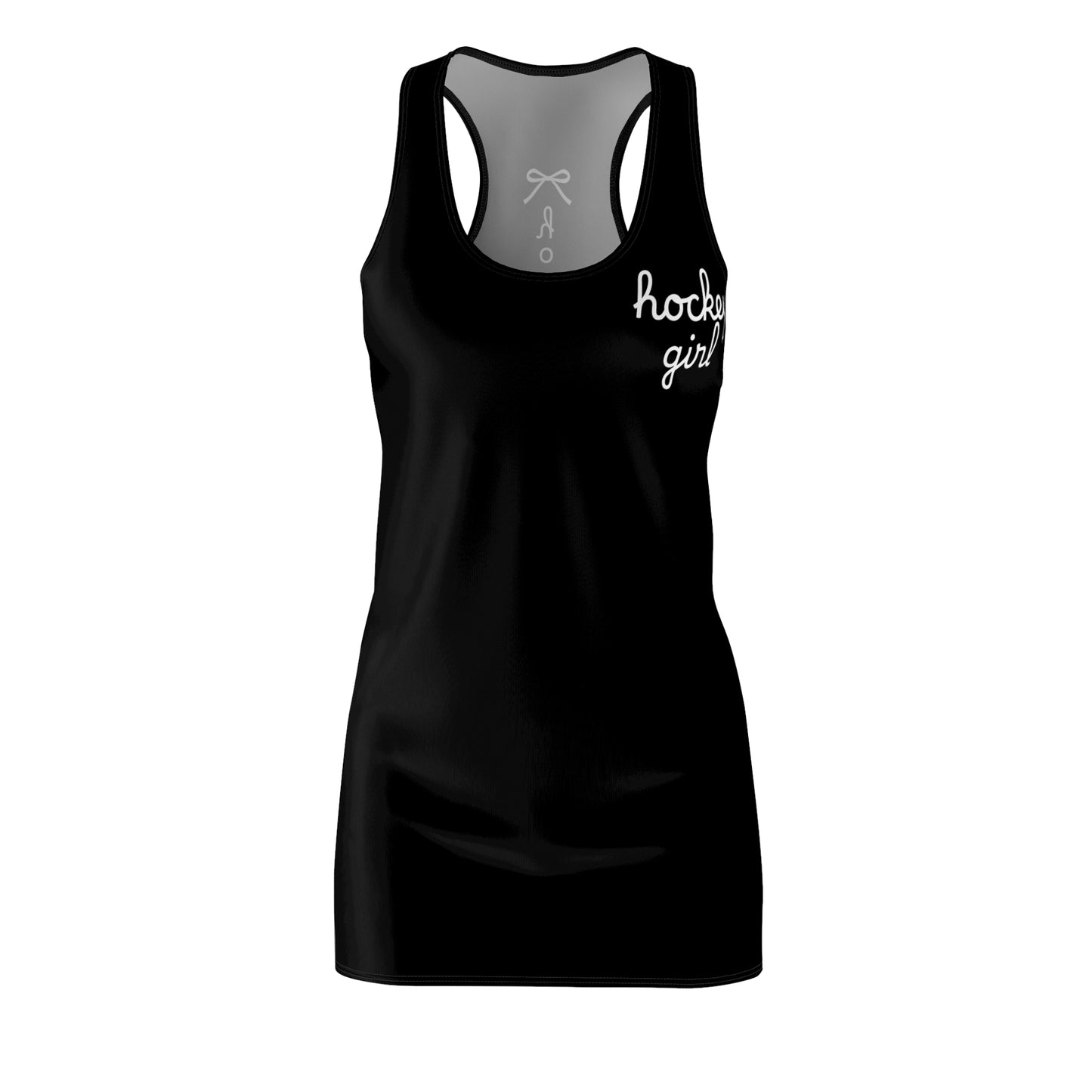 Hockey Girl Racerback Dress, Perfect for Sports Lovers, Casual Wear, Birthday Gift, Team Spirit, Summer Outfits