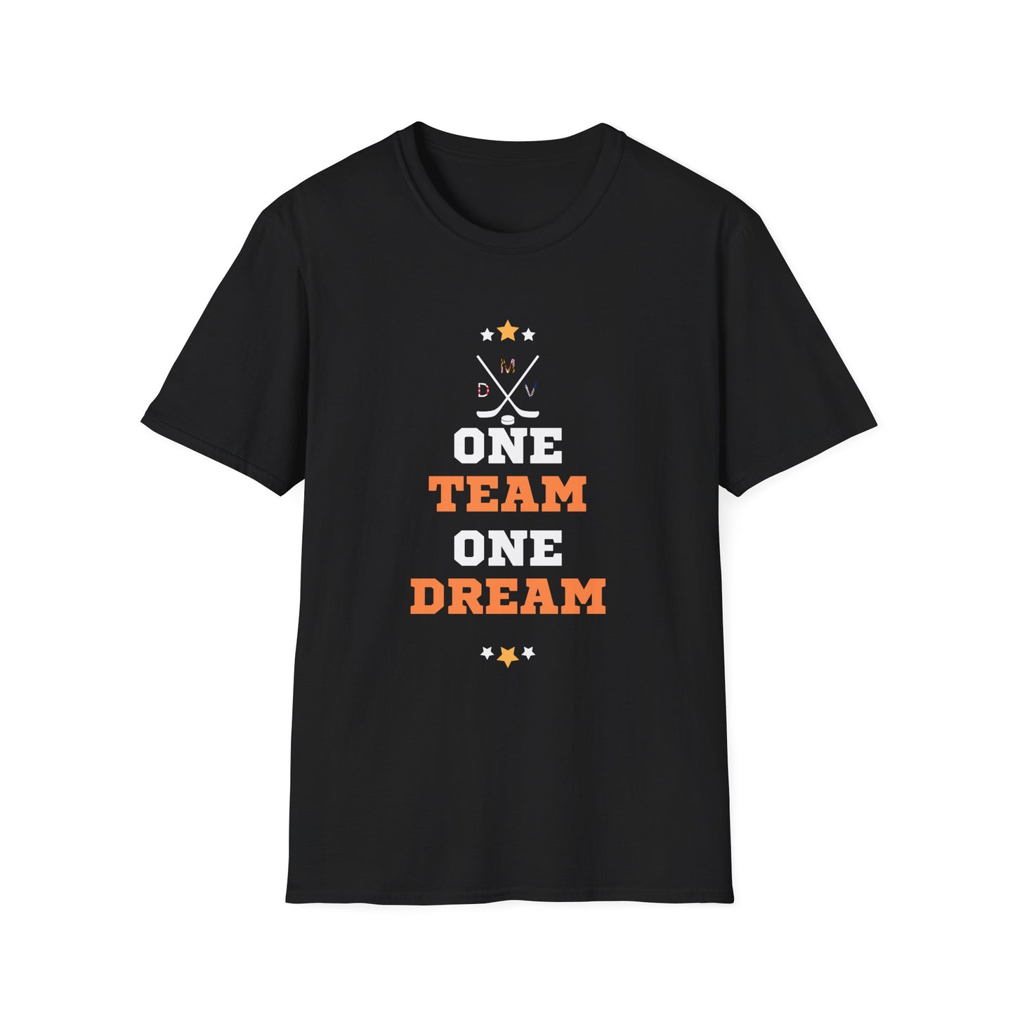Unisex Softstyle T-Shirt - One Team One Dream Motivational Tee