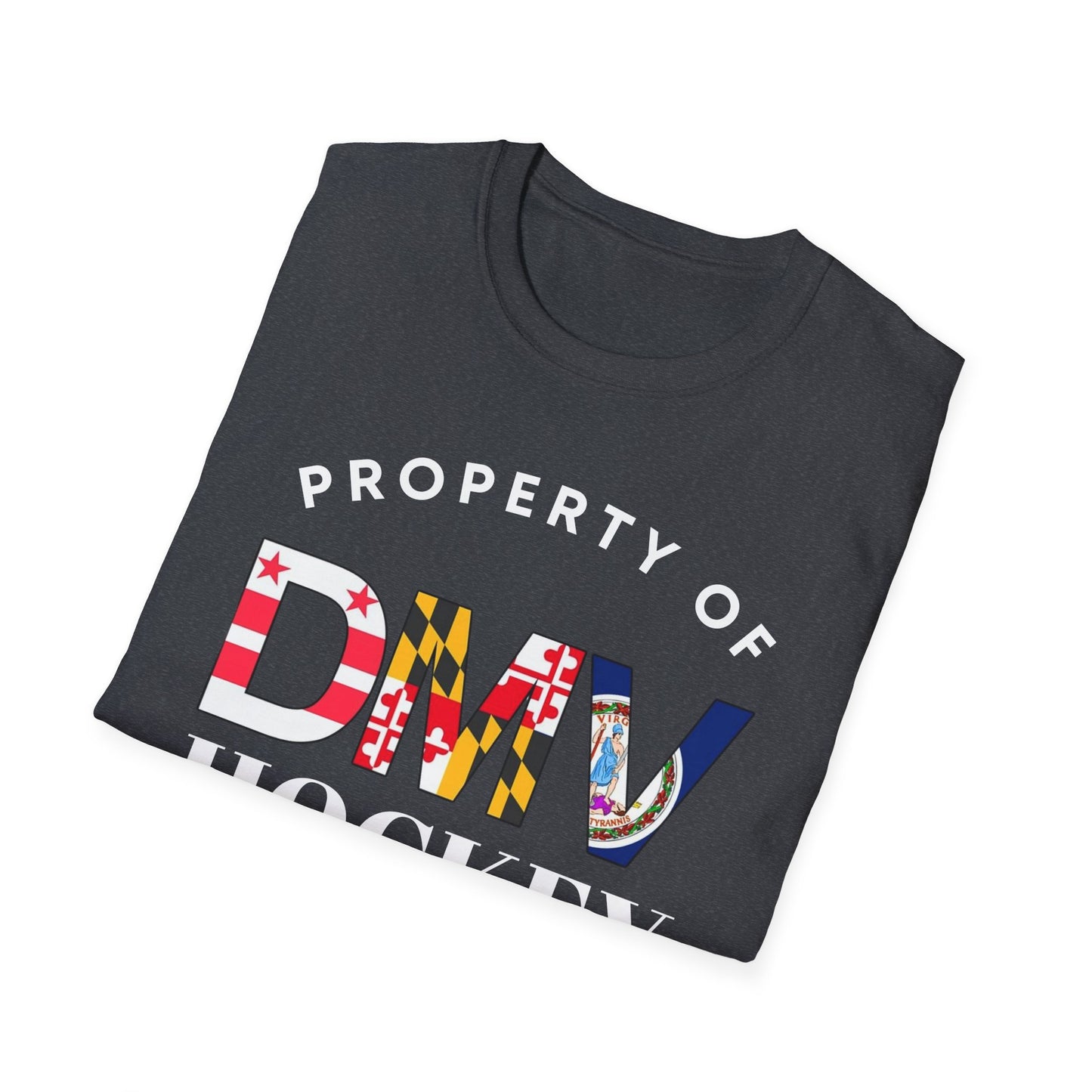 Property of DMV Hockey Unisex Softstyle T-Shirt - Perfect for Fans and Players