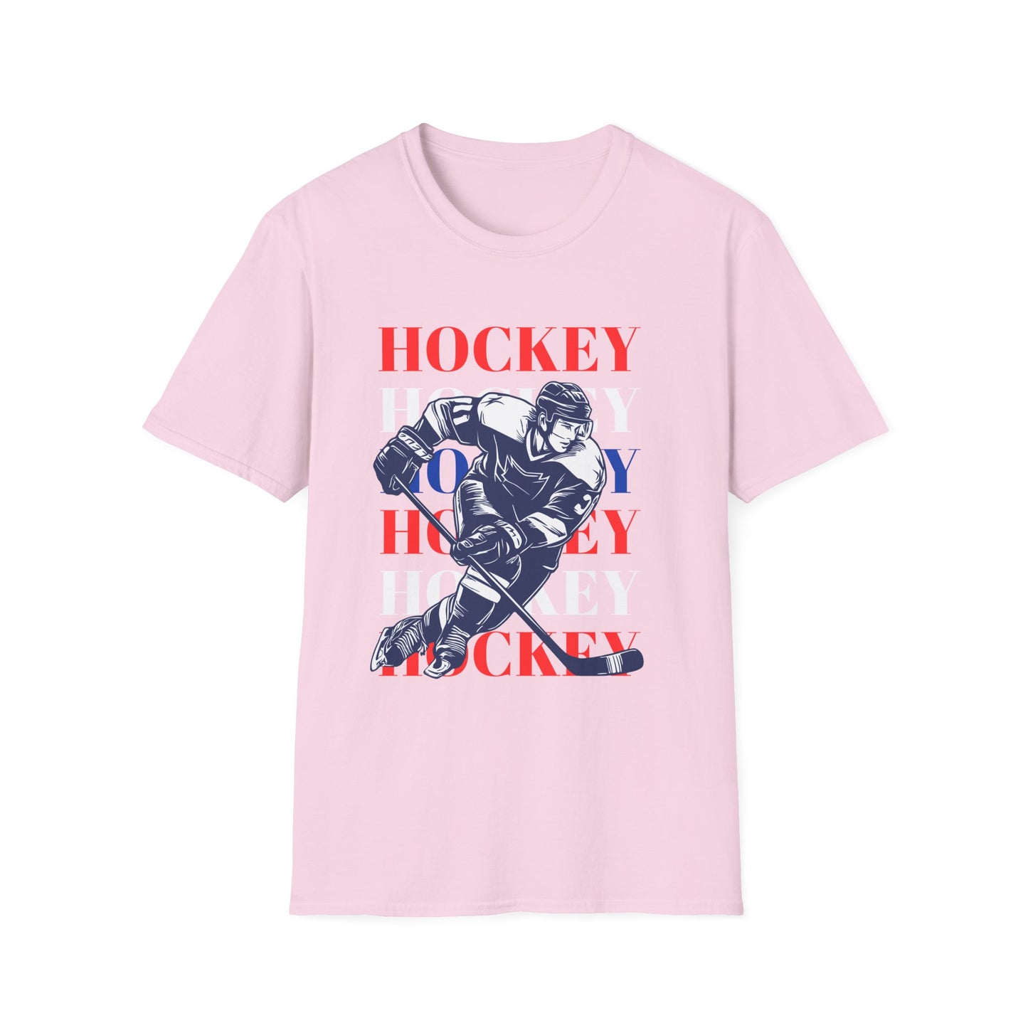 Hockey Hockey Hockey Soft Style T-Shirt - The Sharpening Dude