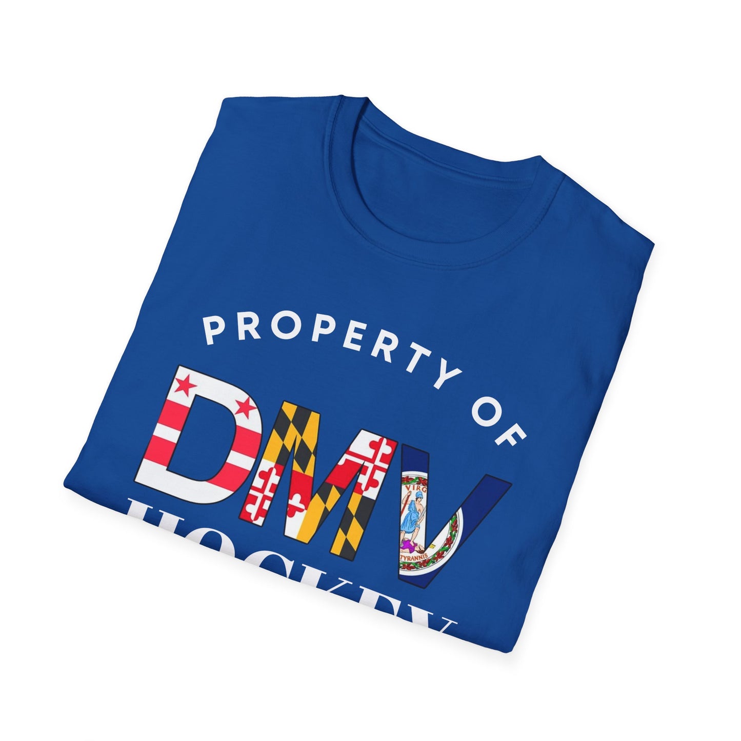 Property of DMV Hockey Unisex Softstyle T-Shirt - Perfect for Fans and Players