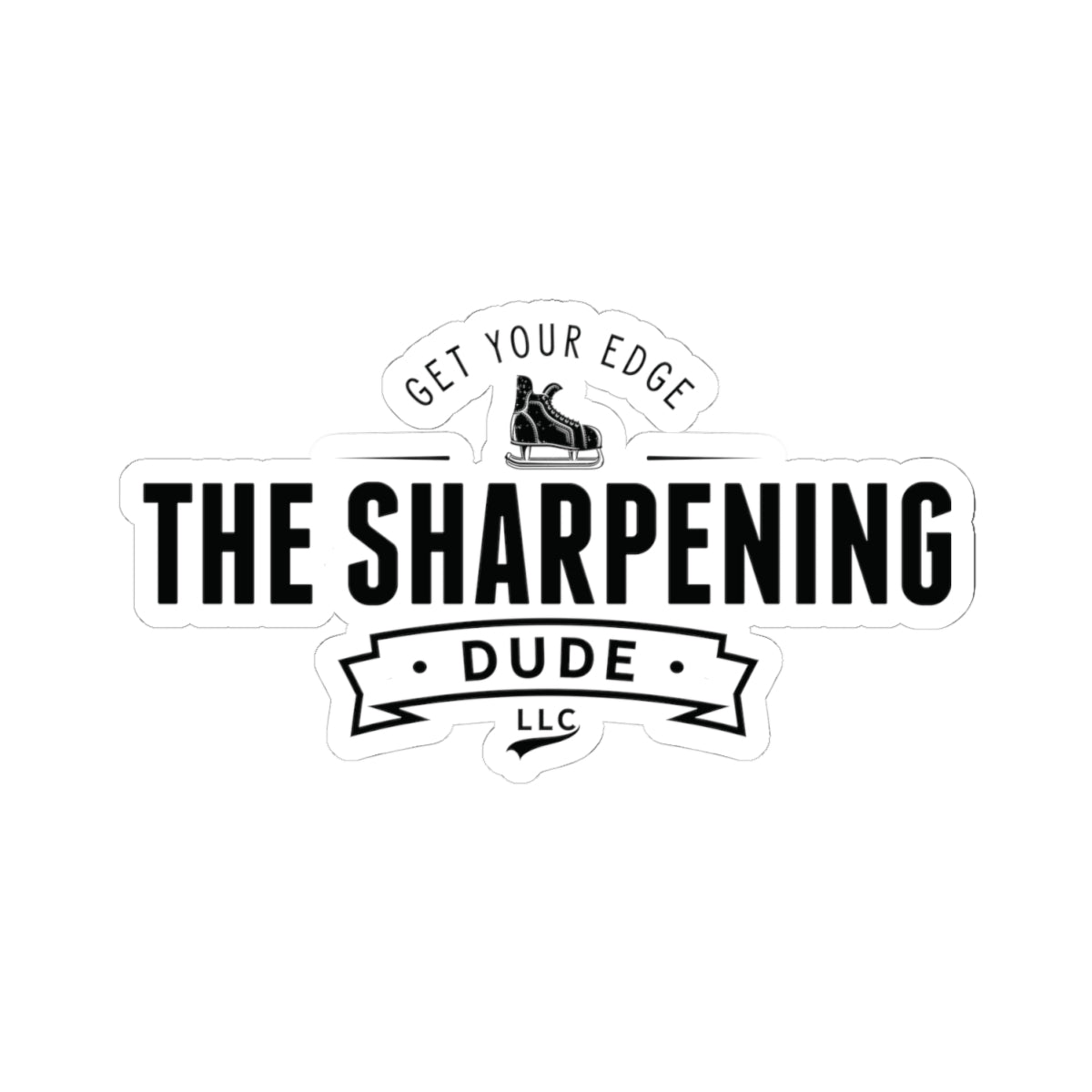 The Sharpening Dude Kiss-Cut Stickers