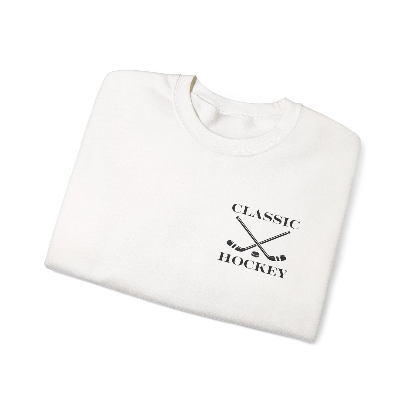 Classic Hockey Crewneck Sweatshirt, Cozy Sweatshirt for Hockey Fans, Birthday Gift, Sports Apparel, Unisex Sweatshirt