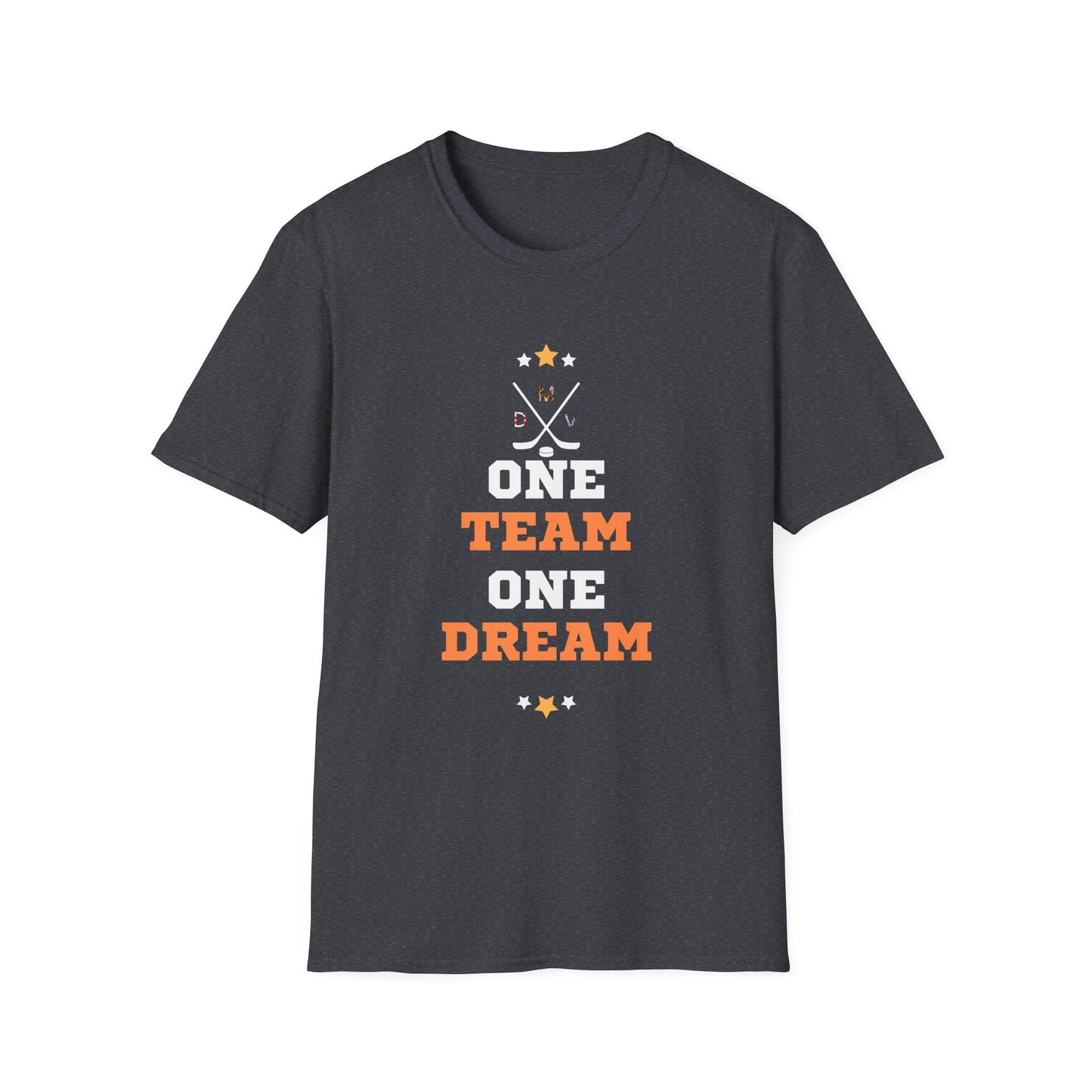 Unisex Softstyle T-Shirt - One Team One Dream Motivational Tee