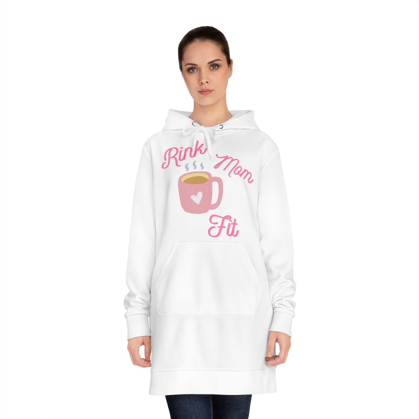 Cozy Rink Mom Hoodie Dress - Perfect for Hockey Moms