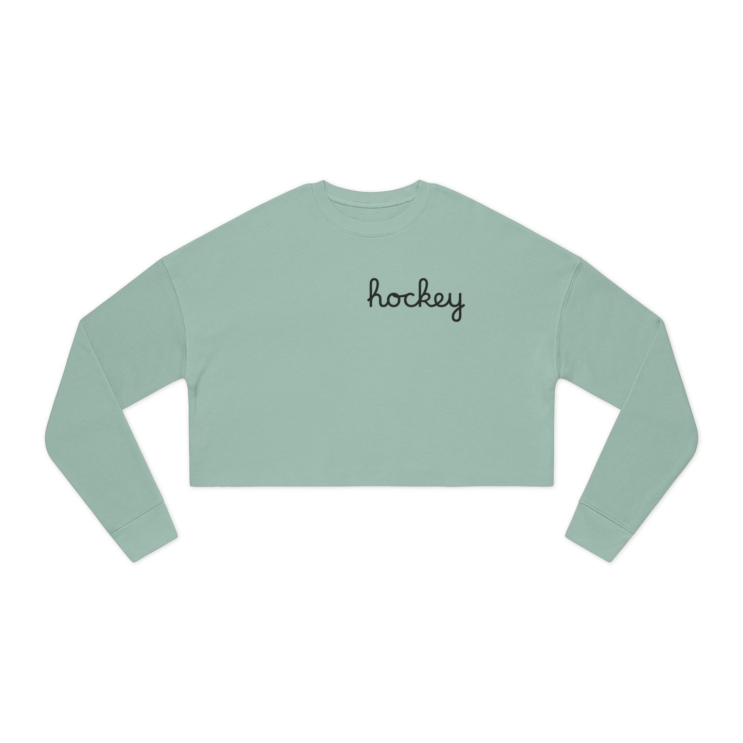 Chic Women's Cropped Sweatshirt - Perfect for Hockey Enthusiasts