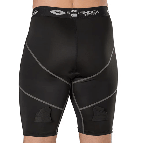 Shock Doctor Compression Jock Shorts w/ BioFlex Cup – Boys & Men - The Sharpening Dude - Protective Gear