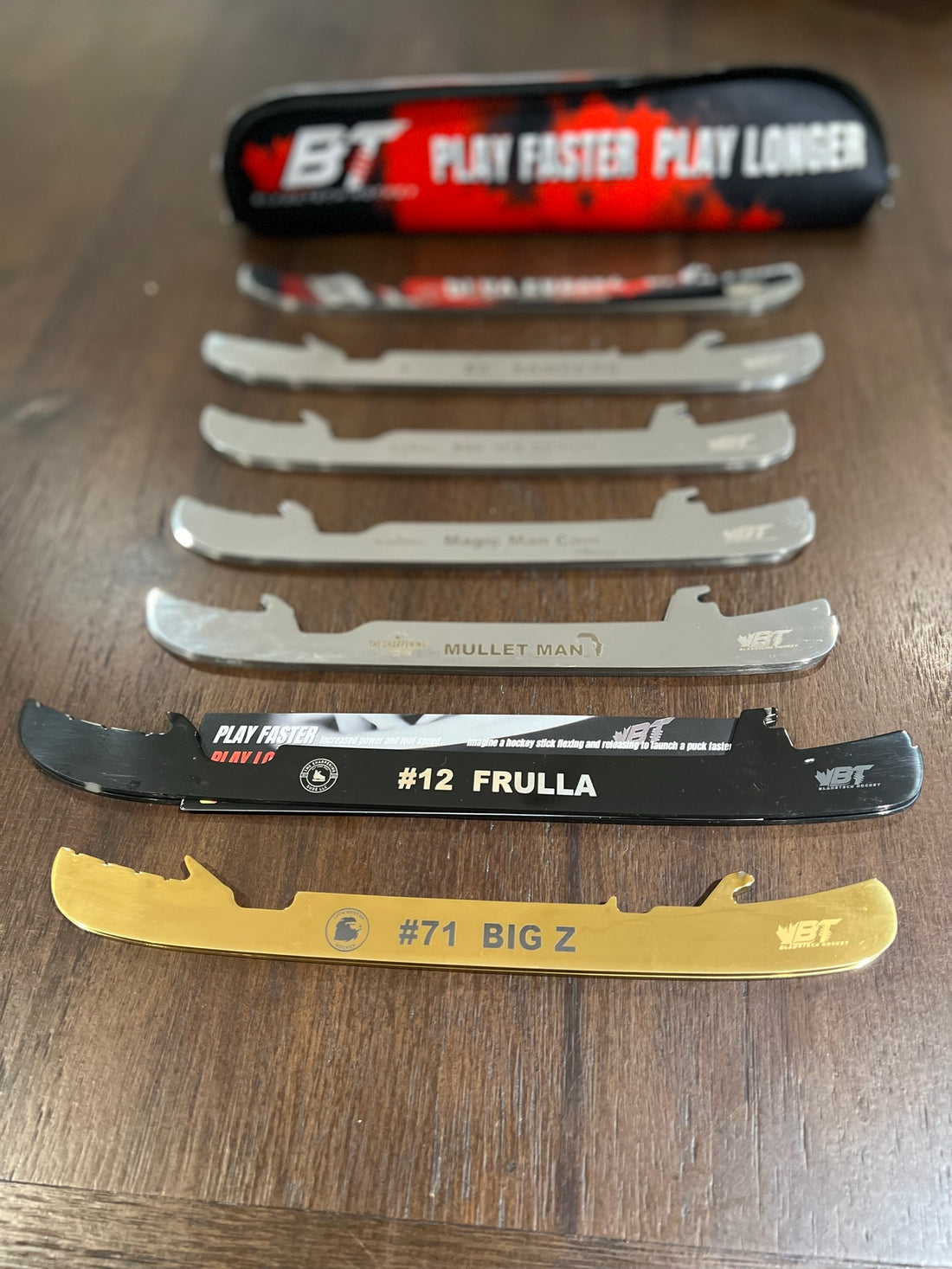 Custom hockey steel at The Sharpening Dude