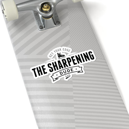 The Sharpening Dude Kiss-Cut Stickers