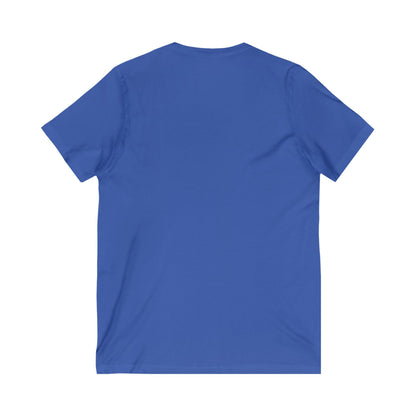Hockey Mama V-Neck Tee - Unisex Jersey Shirt for Sports Moms