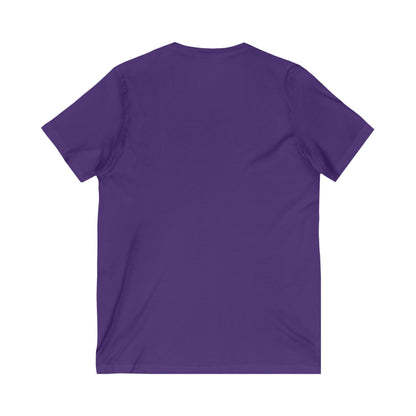 Hockey Mama V-Neck Tee - Unisex Jersey Shirt for Sports Moms