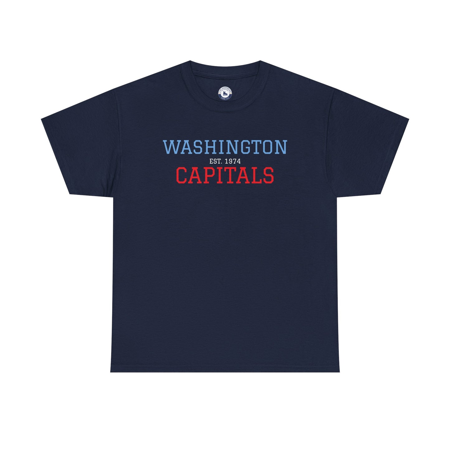 Washington Capitals Unisex Heavy Cotton Tee, Sports Fan Shirt, Hockey Tee, Gift for Him/Her, Casual Wear