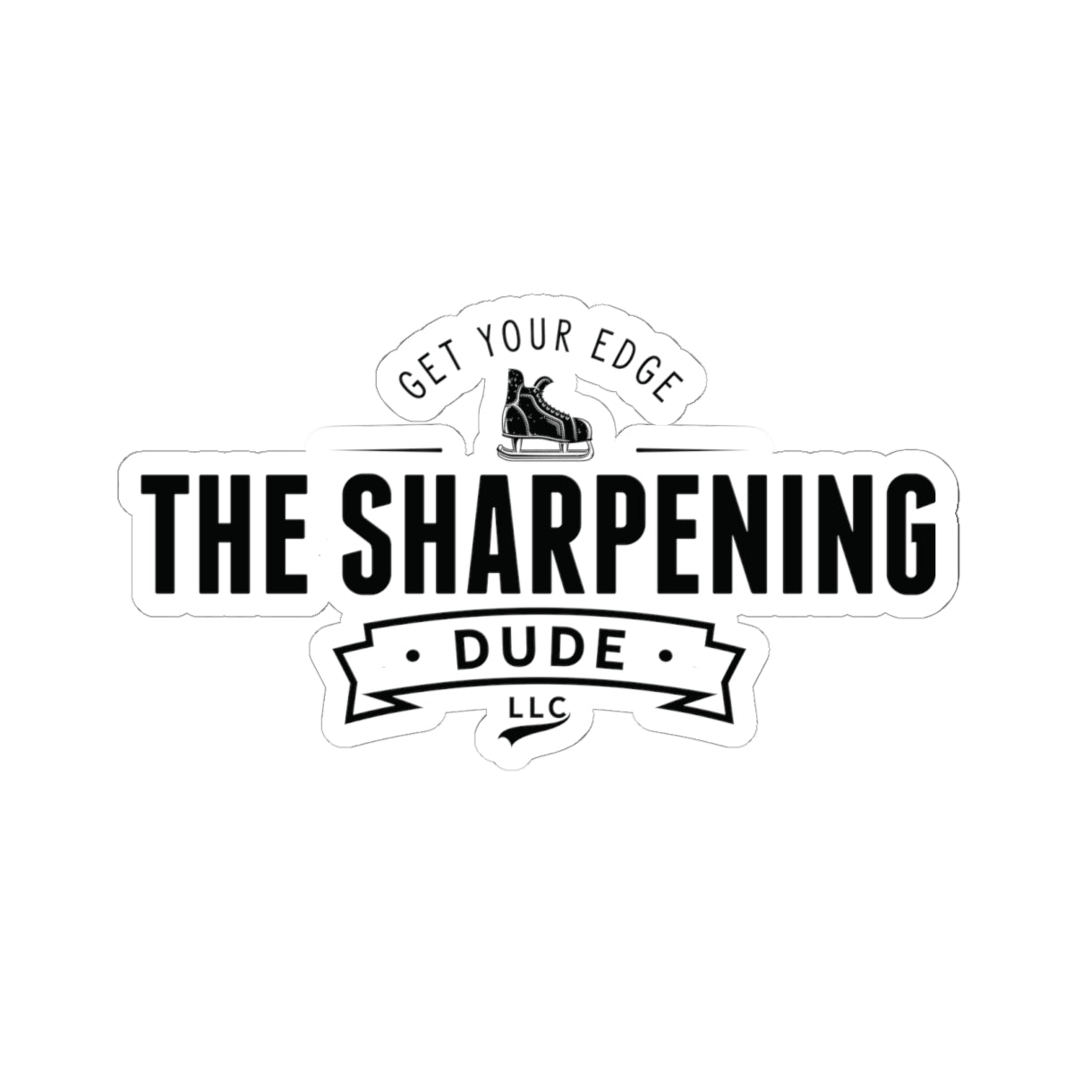 The Sharpening Dude Kiss-Cut Stickers