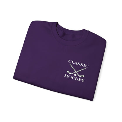 Classic Hockey Crewneck Sweatshirt, Cozy Sweatshirt for Hockey Fans, Birthday Gift, Sports Apparel, Unisex Sweatshirt