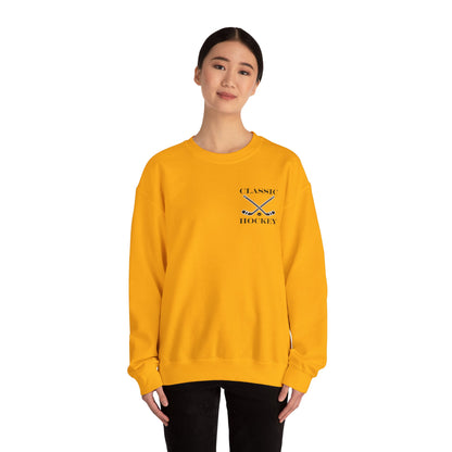 Classic Hockey Crewneck Sweatshirt, Cozy Sweatshirt for Hockey Fans, Birthday Gift, Sports Apparel, Unisex Sweatshirt