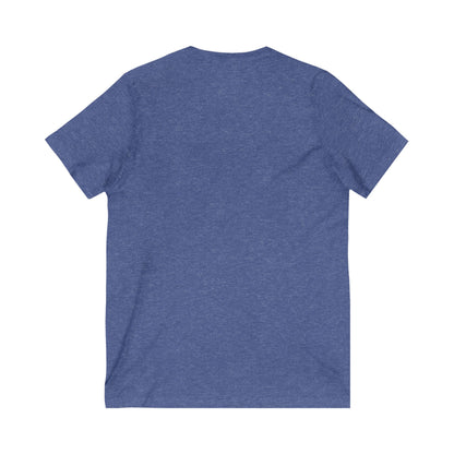 Hockey Girl V-Neck Tee - Unisex Short Sleeve Shirt for Hockey Fans
