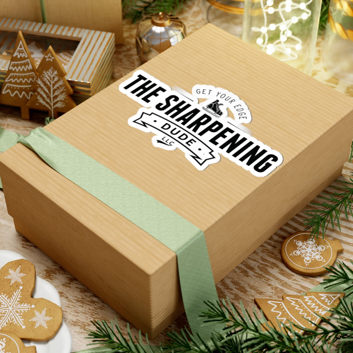 The Sharpening Dude Kiss-Cut Stickers