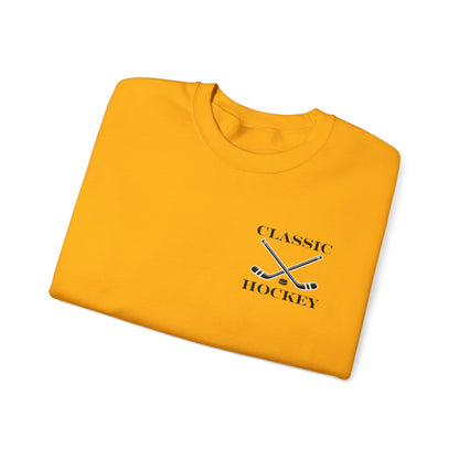 Classic Hockey Crewneck Sweatshirt, Cozy Sweatshirt for Hockey Fans, Birthday Gift, Sports Apparel, Unisex Sweatshirt