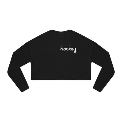 Chic Women's Cropped Sweatshirt - Perfect for Hockey Enthusiasts