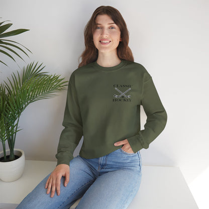 Classic Hockey Crewneck Sweatshirt, Cozy Sweatshirt for Hockey Fans, Birthday Gift, Sports Apparel, Unisex Sweatshirt