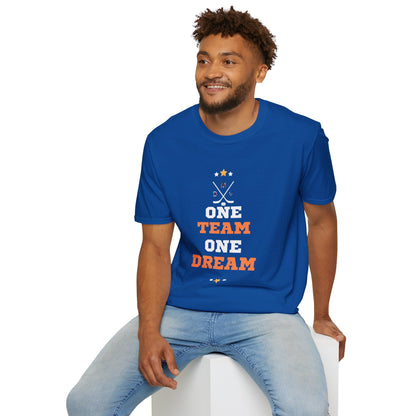Unisex Softstyle T-Shirt - One Team One Dream Motivational Tee