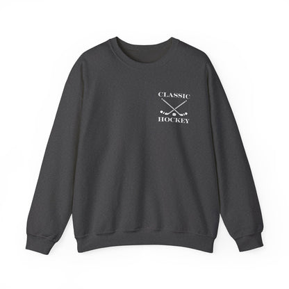 Classic Hockey Crewneck Sweatshirt, Cozy Sweatshirt for Hockey Fans, Birthday Gift, Sports Apparel, Unisex Sweatshirt