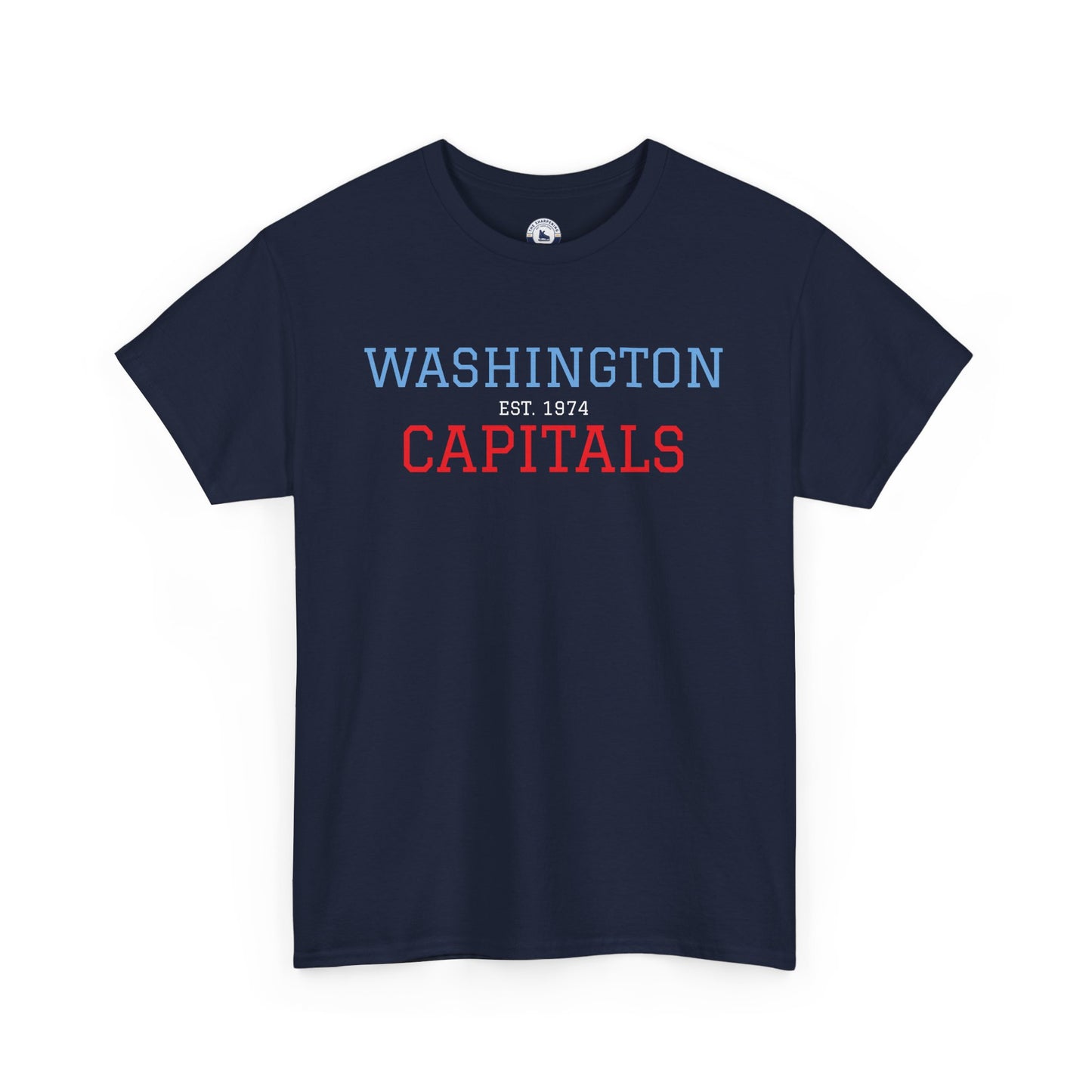 Washington Capitals Unisex Heavy Cotton Tee, Sports Fan Shirt, Hockey Tee, Gift for Him/Her, Casual Wear