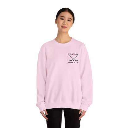 Classic Hockey Crewneck Sweatshirt, Cozy Sweatshirt for Hockey Fans, Birthday Gift, Sports Apparel, Unisex Sweatshirt