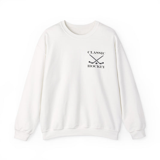 Classic Hockey Crewneck Sweatshirt, Cozy Sweatshirt for Hockey Fans, Birthday Gift, Sports Apparel, Unisex Sweatshirt