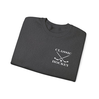 Classic Hockey Crewneck Sweatshirt, Cozy Sweatshirt for Hockey Fans, Birthday Gift, Sports Apparel, Unisex Sweatshirt