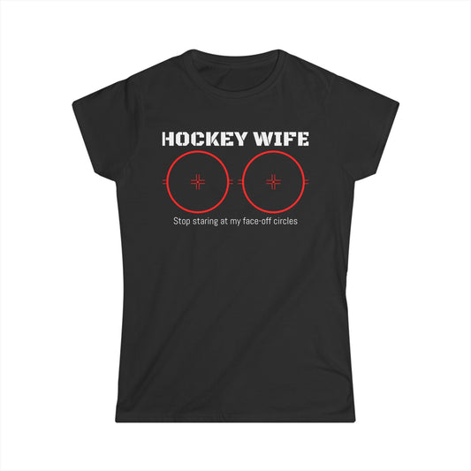 Funny Hockey Wife Graphic Tee - Fun Casual T-Shirt for Sports Lovers