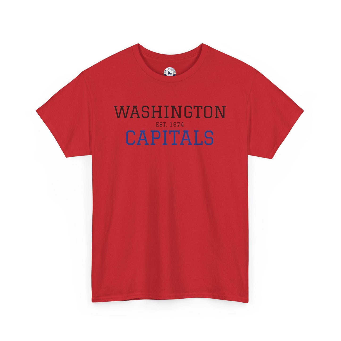 Washington Capitals Unisex Heavy Cotton Tee, Sports Fan Shirt, Hockey Tee, Gift for Him/Her, Casual Wear