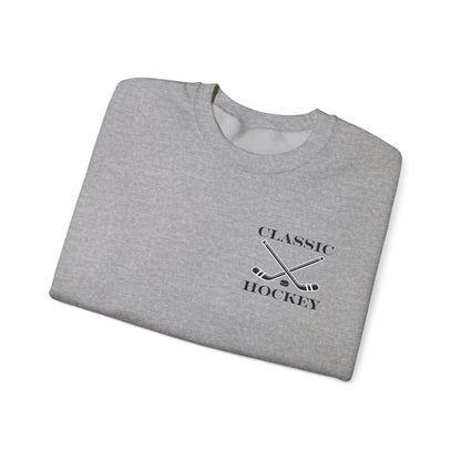 Classic Hockey Crewneck Sweatshirt, Cozy Sweatshirt for Hockey Fans, Birthday Gift, Sports Apparel, Unisex Sweatshirt