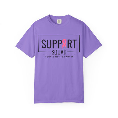 Support Squad Unisex Garment-Dyed T-Shirt - Hockey Fights Cancer