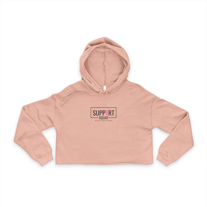 Support Squad Women's Cropped Hoodie, Casual Sweatshirt, Stylish Hoodie